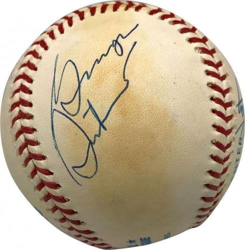 Джордж Стейнбреннер Джон Стърлинг с Майкъл Кей Подписа OAL Baseball JSA - Бейзболни топки с автографи
