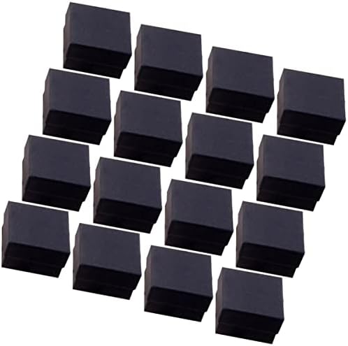 COHEALI обеци органайзер кутия от 144 бр. Черен Крафт огърлица, обеци, пръстен кутия за бижута от картон, подаръчни кутии от картон, хартия, кутия за бижута подарък калъф и картонени кутии за бижута, черен пръстен