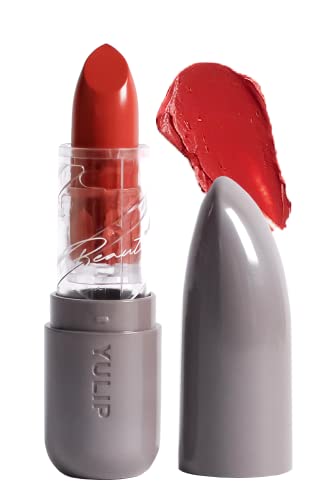 YULIP Lipstick - Корейска козметика, Органична, Чиста Красота, Без Парабени, Натурална Червило, Без Аромати, Хидратиращи и Лечебното червило - Angry Rose