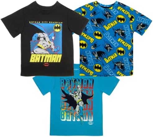 Комплект Графични Тениски Батман Уорнър Брадърс за DC Comics от 3 опаковки