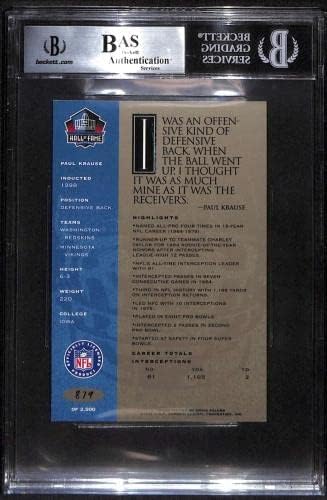 52 Пол Краус - 1998 Рон Микс КОПИТО Платина Футболни картички Autos (Звезда), Футболни топки БГД с автограф