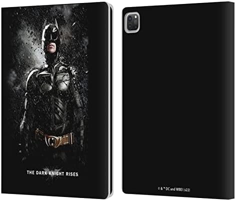 Дизайн на своята практика за главата Официално Лицензиран The Dark Knight Rises Bane Key Art Кожен Калъф-книжка-джобен формат и е Съвместим с Apple iPad Pro 12.9 2020/2021/2022