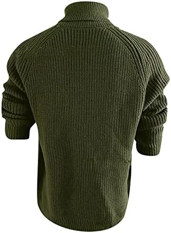 Пуловер за Мъже, Мъжки Пуловер, Монофонични Модерен Вязаный Топ С кръгло деколте и Дълъг Ръкав