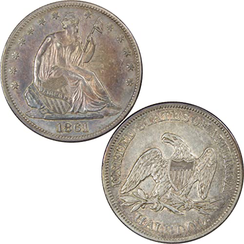 1861 Избор на заседание от Свобода за полдоллара За артикуле, без да се прибягва: IPC6725