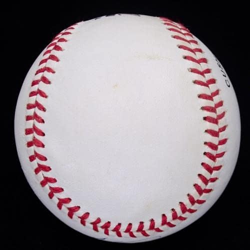 Прекрасен Майк Шмид Подписа договор ONL Baseball HOF JSA с Автограф AF17544 - Бейзболни топки с автографи