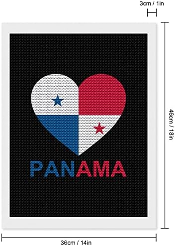 Любовта Панама Забавни САМ 5D Диамантена Живопис Комплекти Пълна Бормашина Арт Занаяти Бродерия Снимки, Използвани за Украса на стени