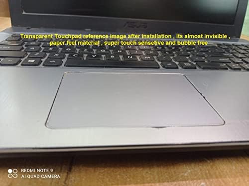 (2 бр.) Защитна подплата за тракпад Ecomaholics за ASUS ZenBook Pro Duo 15 OLED (UX582, Intel 12-то поколение), 15.6-инчов калъф за тъчпада на лаптоп с прозрачен матово покритие, защита от надраскване, Аксесоари за