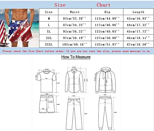MIASHUI мъжки къси панталони с флага, мъжки модни ежедневни летни плажни шорти с 3D-принтом, Ден на независимостта, дишаща мрежа