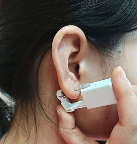 Комплект за Пиърсинг на Ушите Orglace Еднократна Комплект За Самостоятелно Пробиване на Уши Safety Pack 4 Набор от Инструменти за Пиърсинг на Ушите, с 5 мм Обеци-Фиби