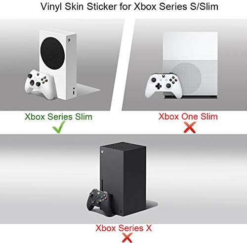 Стикер Moments Xbox Series S Slim Console Controllers Етикети върху Кожата Филмът Винил за конзолата Xbox Series S борба зеленчуци